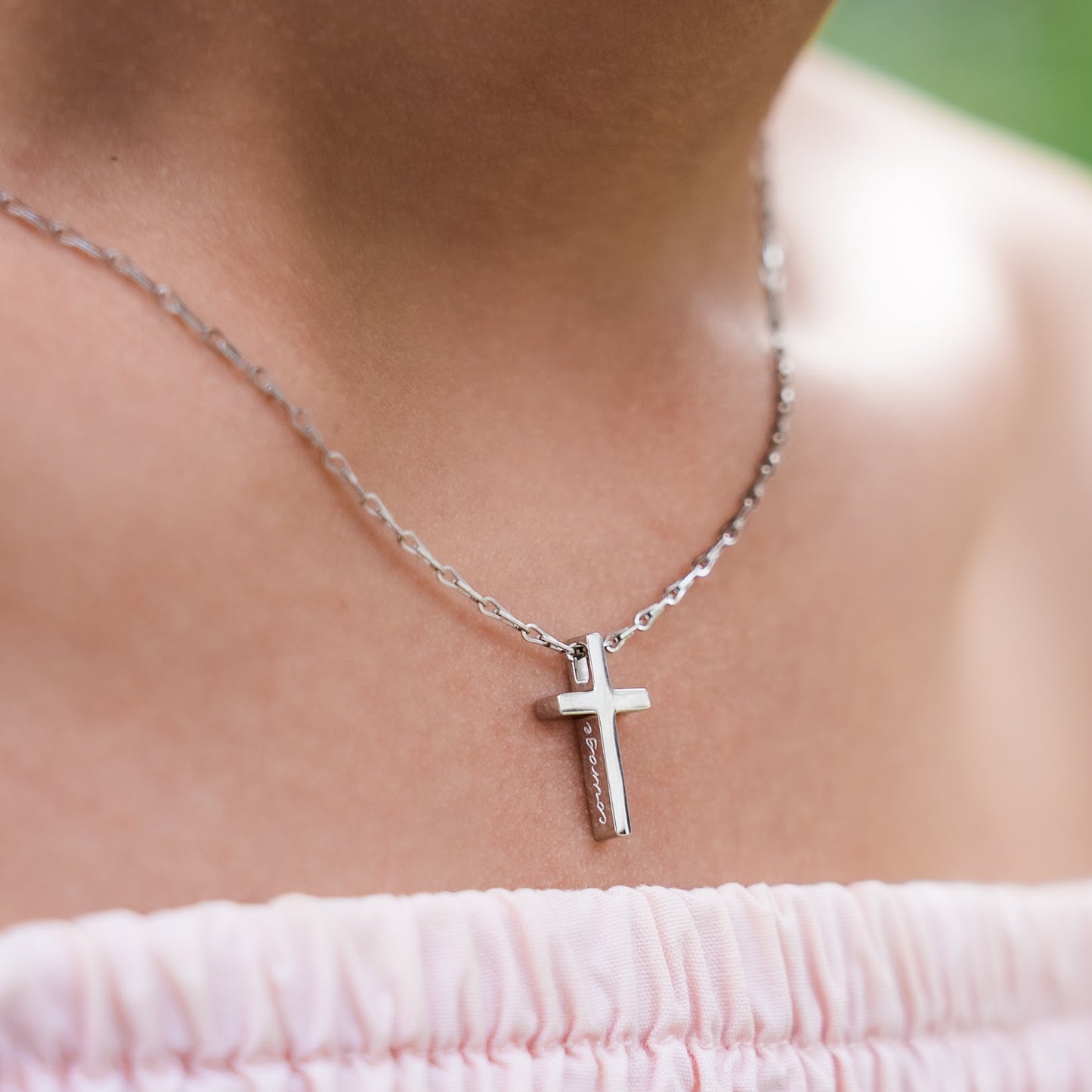 Great Courage Women's Necklace (Silver)