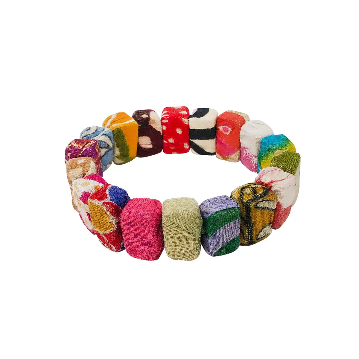 Kantha Block Bracelet