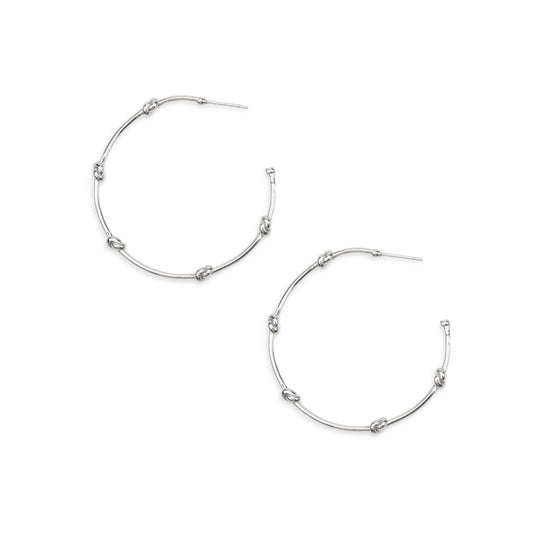 Knots of Freedom Hoops Earrings