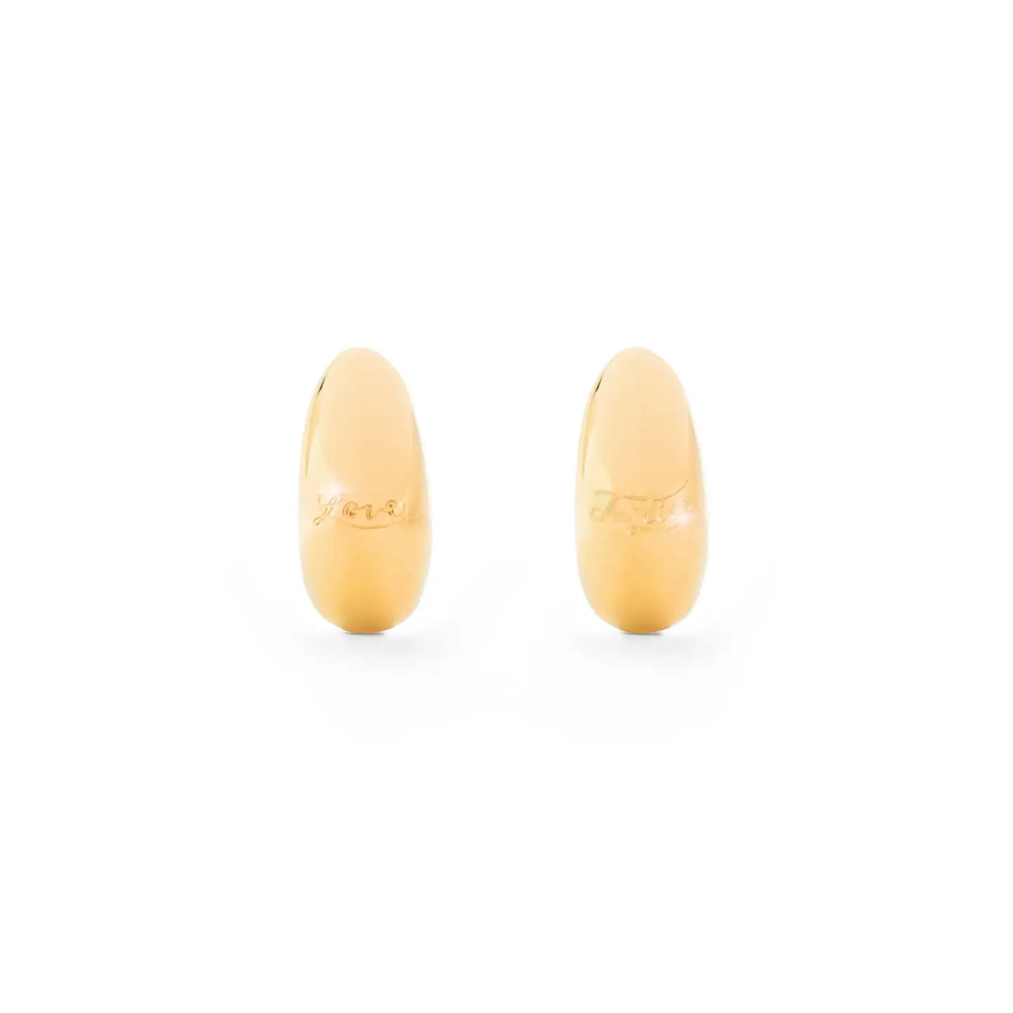 Love & Justice Half Hoop Earrings