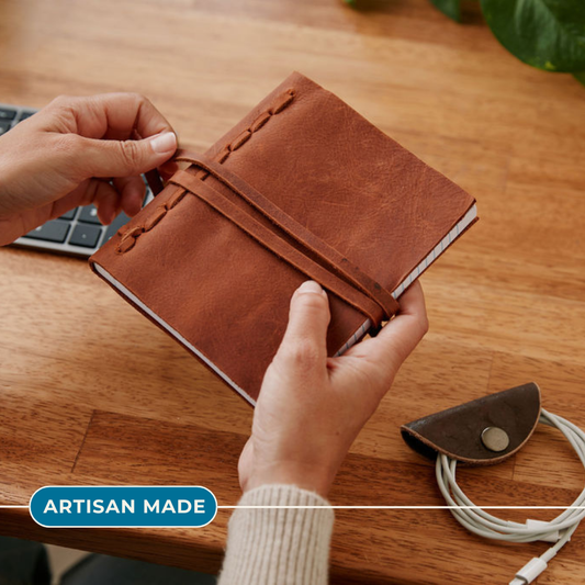 Rustic Compact Journal | Leather Diary | Artisan Made | Gift